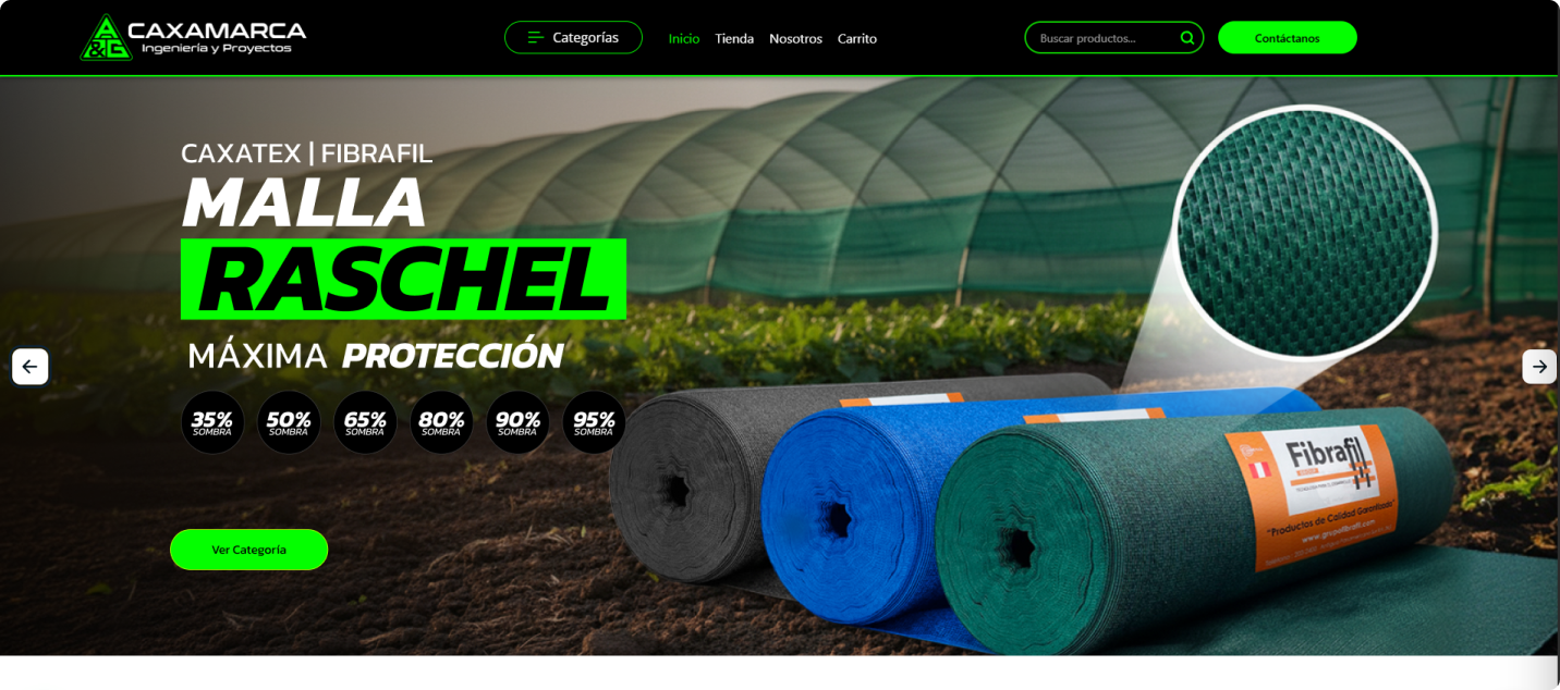 Página web Caxamarca